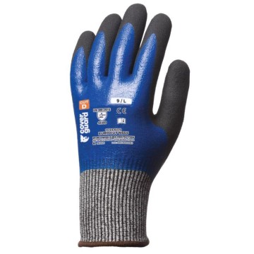 PER100 - Gants de protection NITRILE MOUSSE. PICOTS. DOS AÉRÉ.JAUGE 15 - SINGER Safety